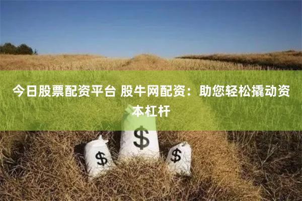 今日股票配資平臺 股牛網配資：助您輕松撬動資本杠桿